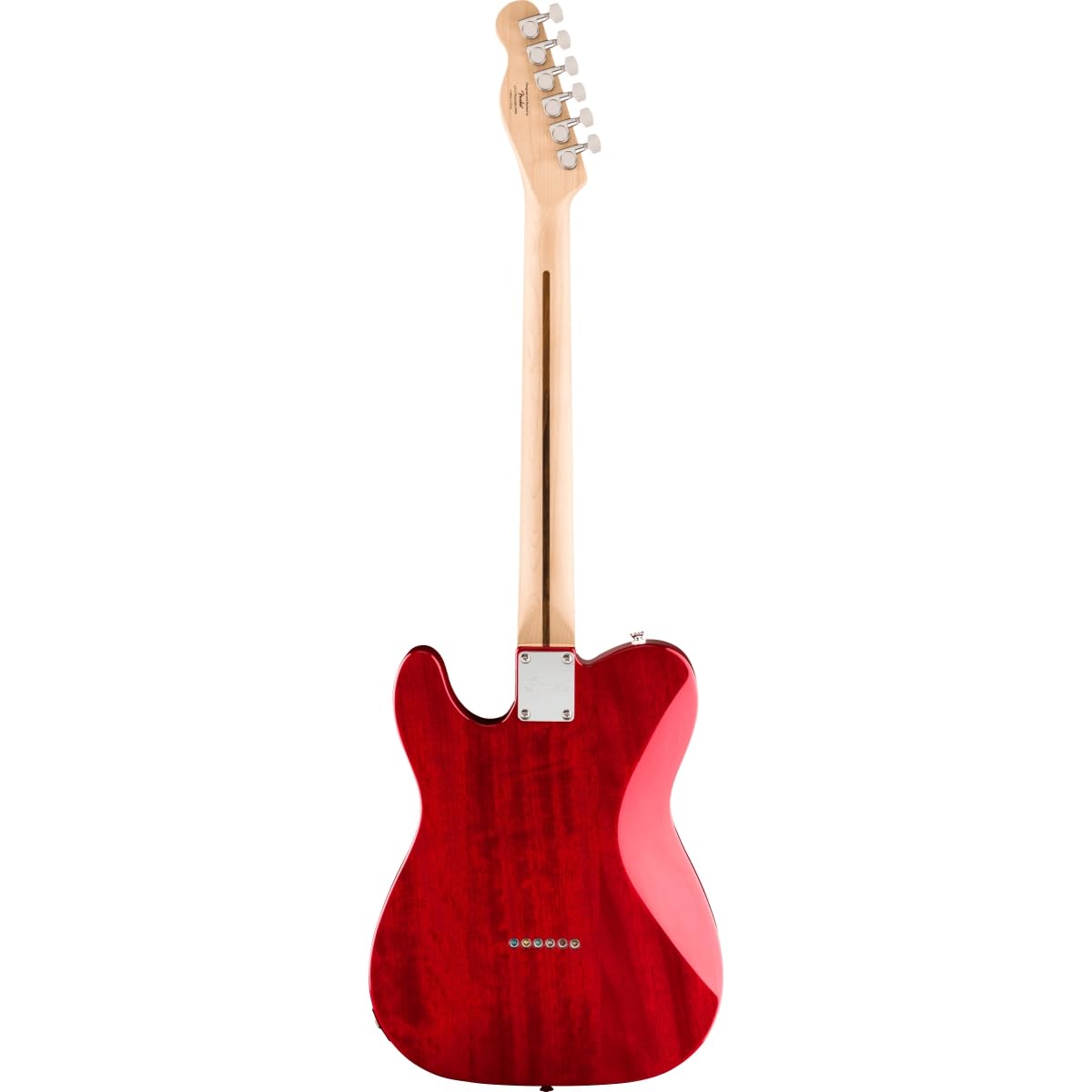 Squier Affinity Series Telecaster Electric Guitar - Crimson Red Transparent