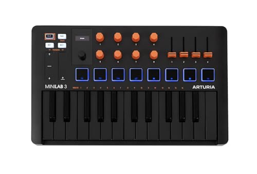 Arturia MiniLab 3 25 Slim-key Controller - Orange