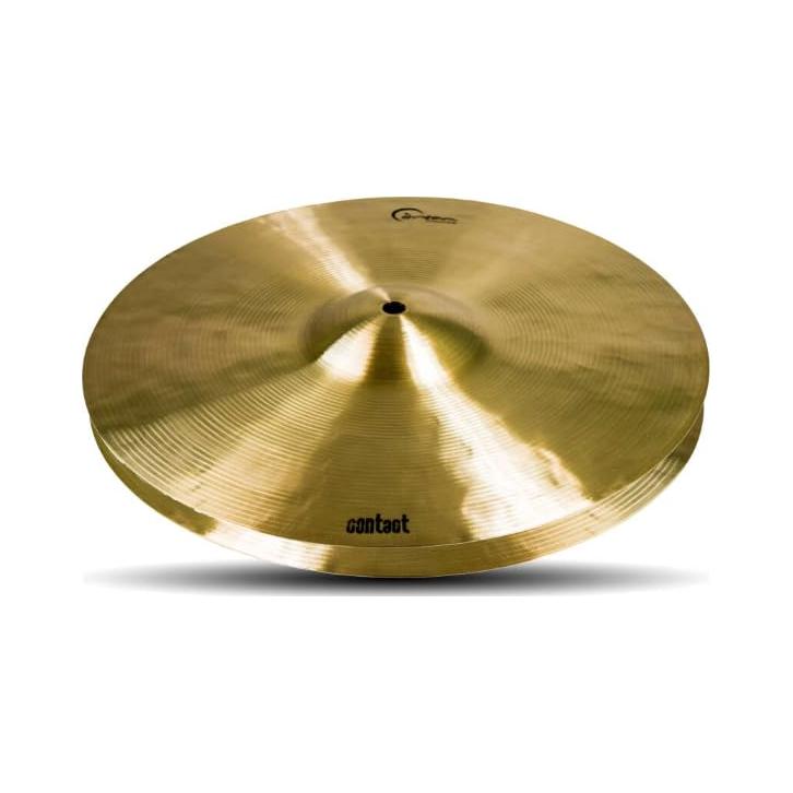 Dream Cymbals and Gongs 14 Inch Hi Hat Cymbals (C-HH14) Bundle with Liquid Audio Instrument Polishing Cloth - Dream Contact Series