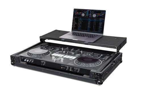 Headliner Flight Case Compatible with Pioneer DJ DDJ-REV5 Controller with Laptop Platform