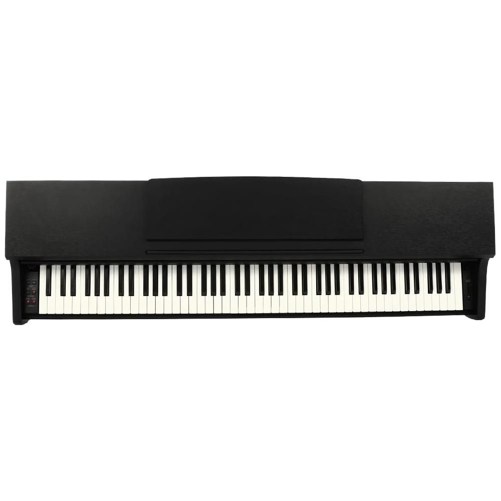 Kawai KDP120 Digital Piano in a Premium Satin Black Finish Bundle with Kawai F-10H Damper Pedal and Liquid Audio Polishing Cloth