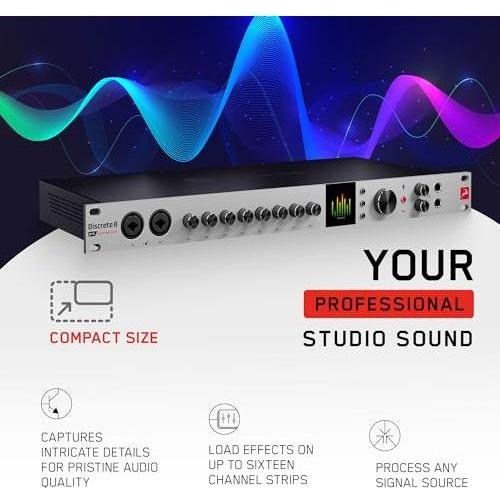 Discrete 8 Pro Synergy Core 26x32 Thunderbolt 3 Interface and USB 2.0 Audio Interface with Onboard Real-time Effects - Antelope Audio