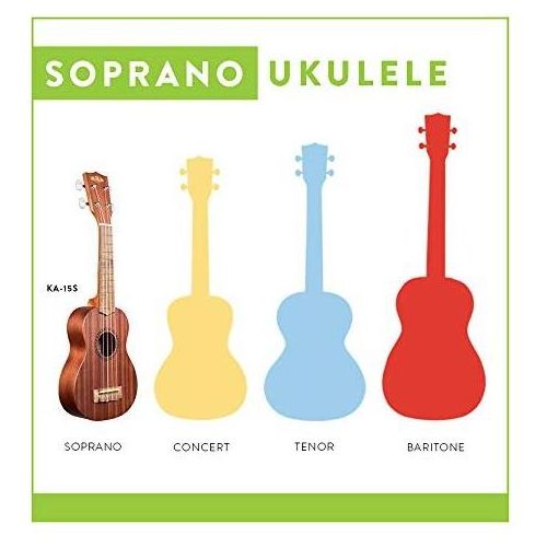 Kala Learn To Play Ukulele Starter Kit, Light Mahogany Stain