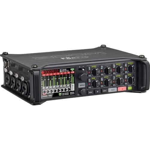 Zoom F8n Pro Professional Field Recorder/Mixer, Audio for Video, 32-bit/192 kHz Recording, 10 Channel Recorder, 8 XLR/TRS Inputs, Timecode, Ambisonics Mode, Battery Powered, Dual SD Card Slots