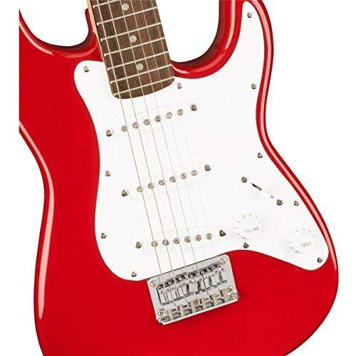 Squier Mini Strat Electric Guitar- Dakota Red with Laurel Fingerboard