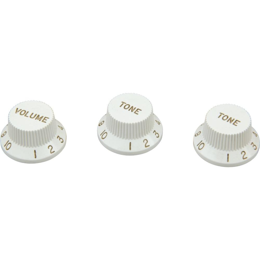 DiMarzio Strat Replacement Knob Set White