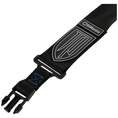 DiMarzio Steve Vai ClipLock Guitar Strap, Blue Universe