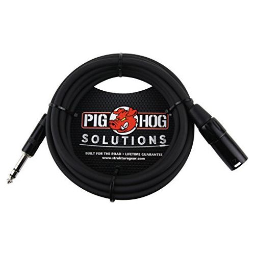 Pig Hog PX-TMXM15 1/4" TRS to XLR Balance Adaptor Cable, 15 Feet