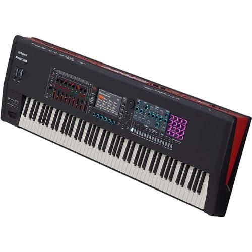 Roland FANTOM-08 Synthesizer Keyboard Bundle w/Roland RPU-3 Pedal Unit and Liquid Audio Polishing Cloth