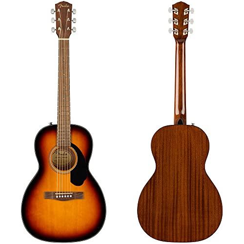 Fender CP-60S Parlor Acoustic Guitar, with 2-Year Warranty, 3-Color Sunburst