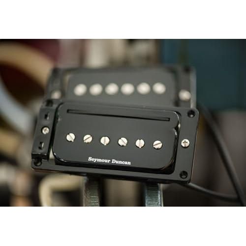 Seymour Duncan 11303-03-B SHPR-1s P-Rails - Neck and Bridge Pickup Set (Black)