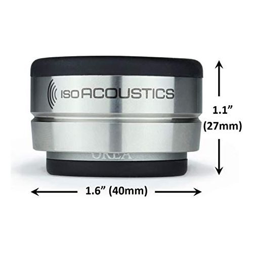 IsoAcoustics OREA Graphite Isolator Feet for Audio Components and Turntables