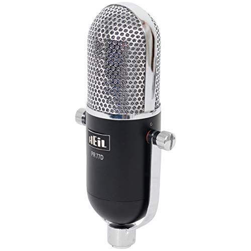 HEiL sound PR77DBK Award Winning Dynamic Microphone - Podcast Microphone, Streaming Microphone, and Recording Microphone