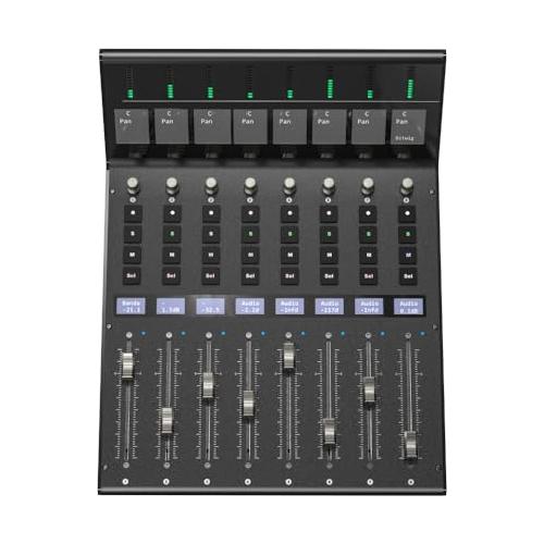 ICON Pro Audio V1-M USB MIDI DAW Control Surface Bundle w/ICON V1-X Extender for V1-M and Liquid Audio Polishing Cloth