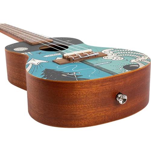 Flight, 4-String Cupcake Concert Ukulele, AUC-33