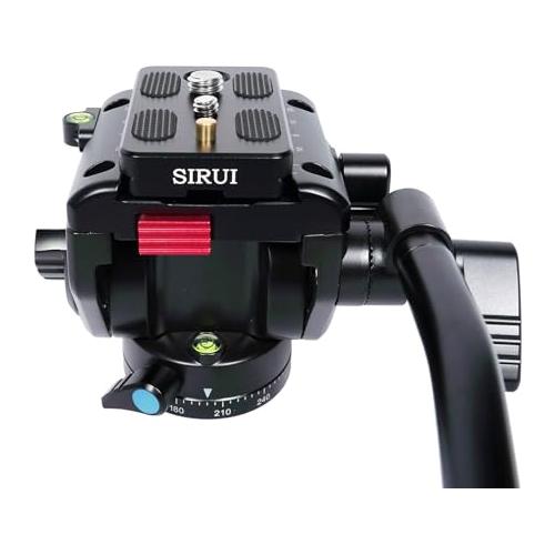 SIRUI VH/VA-Series Fluid Video Head with Quick Release Plate