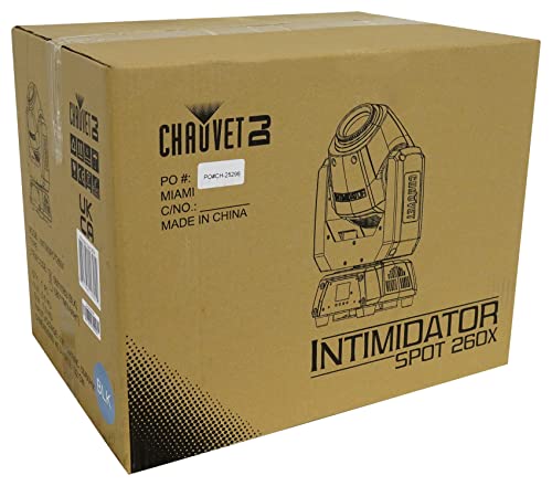 CHAUVET Intimidator Spot 260X Compact Moving Head Designed for Mobile Events, Black