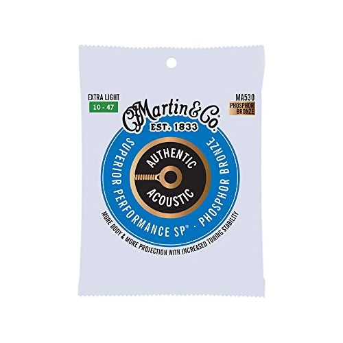 Martin Guitar Authentic Acoustic SP Guitar Strings Set, Acoustic Guitar Accessories