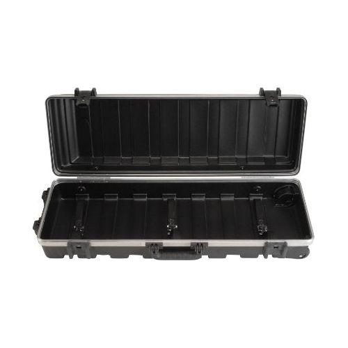 SKB Compact Stand Case 36-1/2 x 11-7/8 x 8-1/4 with Wheels & Straps, TSA Latches, Over molded Handle