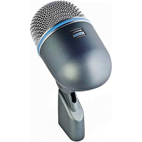 Shure BETA 52A Kick Drum Microphone - Supercardioid Dynamic Mic with High Output Neodymium Element, Locking Stand Adapter, Durabl Steel Mesh Grille and Shock Mount