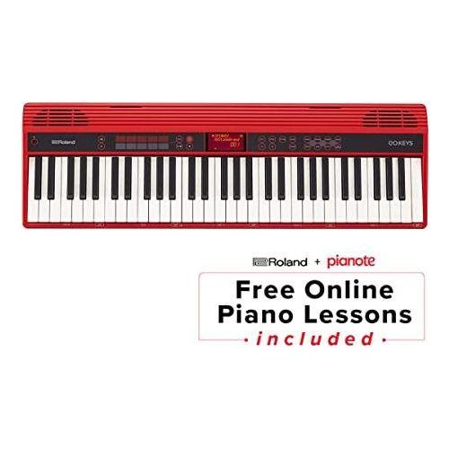 Roland GO:PIANO 61-key Digital Piano Keyboard with Integrated Bluetooth Speakers (GO-61P)