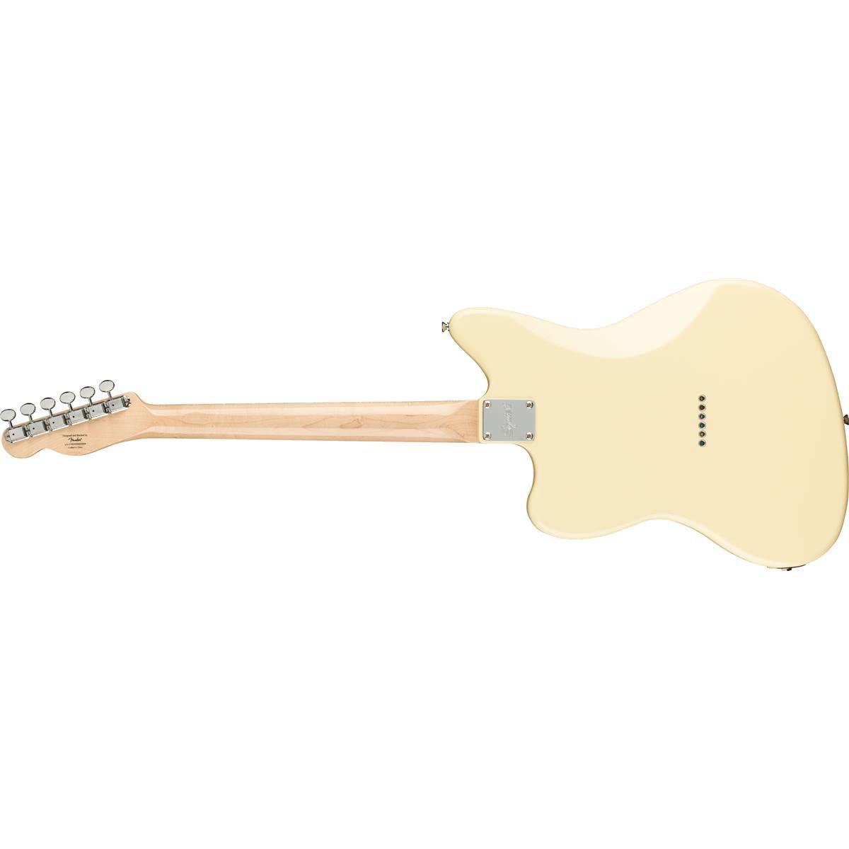 Squier Paranormal Offset Telecaster Electric Guitar, with 2-Year Warranty, Olympic White, Maple Fingerboard