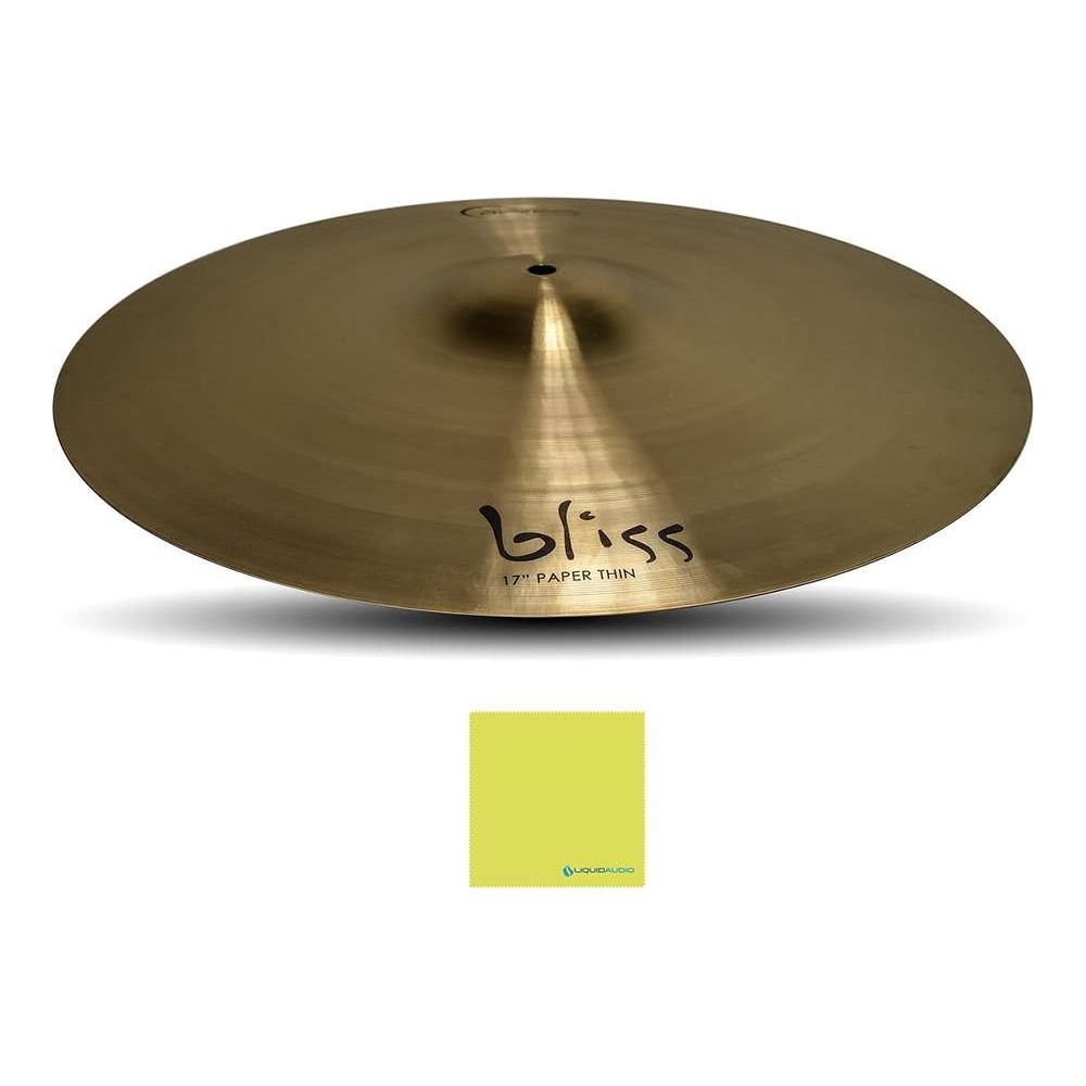 Dream Cymbals and Gongs BPT17 Bliss Series Paper Thin 17" Crash Cymbals Bundle w/Liquid Audio Polishing Cloth