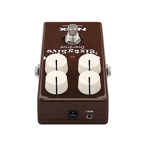 NUX 6ixty5ive Overdrive Effect Pedal, True-bypass Hardware Switching