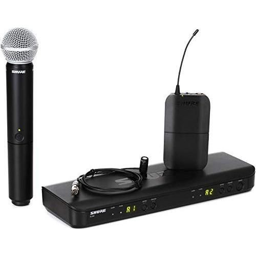 Shure Wireless Combo System with Dual Channel Receiver