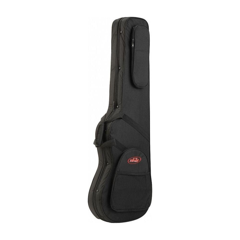 SKB SoftCase Universal-Shaped for Electric Bass with EPS Foam Interior/Nylon Exterior, Back Straps