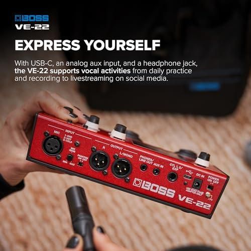 Boss VE-22 Vocal Effects and Looper Pedal