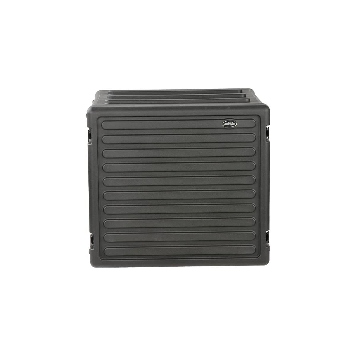 SKB Cases 8U rSeries Standard Roto Molded LLDPE Rack with Flush Carry Handles and Non-Slip Rubber Feet, Includes Rack Mount Screws