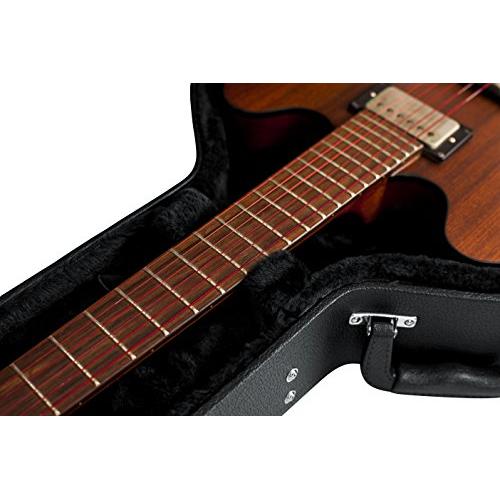 Gator Cases Hard-Shell Wood Case for Semi-Hollow Guitars; Fits Gibson