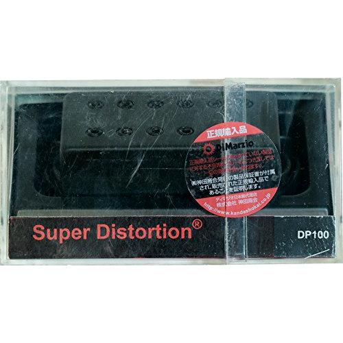 DiMarzio DP100KK Super Distortion Humbucker Pickup, Black Metal Cover, Regular Spacing