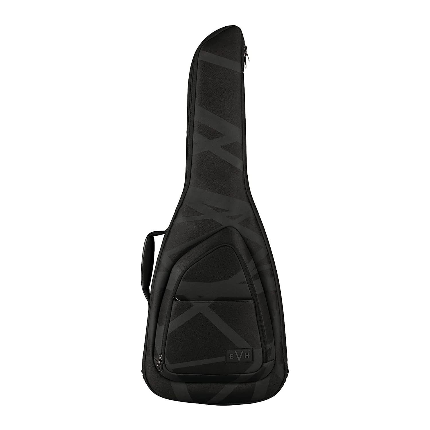 EVH Striped Durable, Stylish, and Secure Guitar Gig Bag for Wolfgang, Striped, and 5150 Series EVH Guitars (Black and Gray)