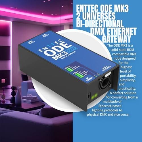 ENTTEC ODE MK3 Two-universe Bidirectional DMX Ethernet Gateway