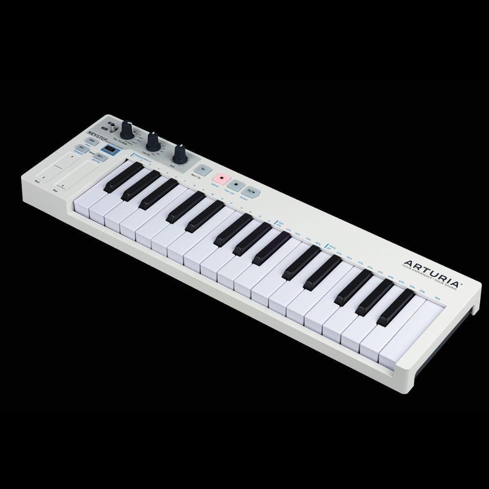 Arturia KeyStep 32-Key Controller & Sequencer Bundle w/Pig Hog 4-Pack Mono Patch Cables & Liquid Audio Polishing Cloth