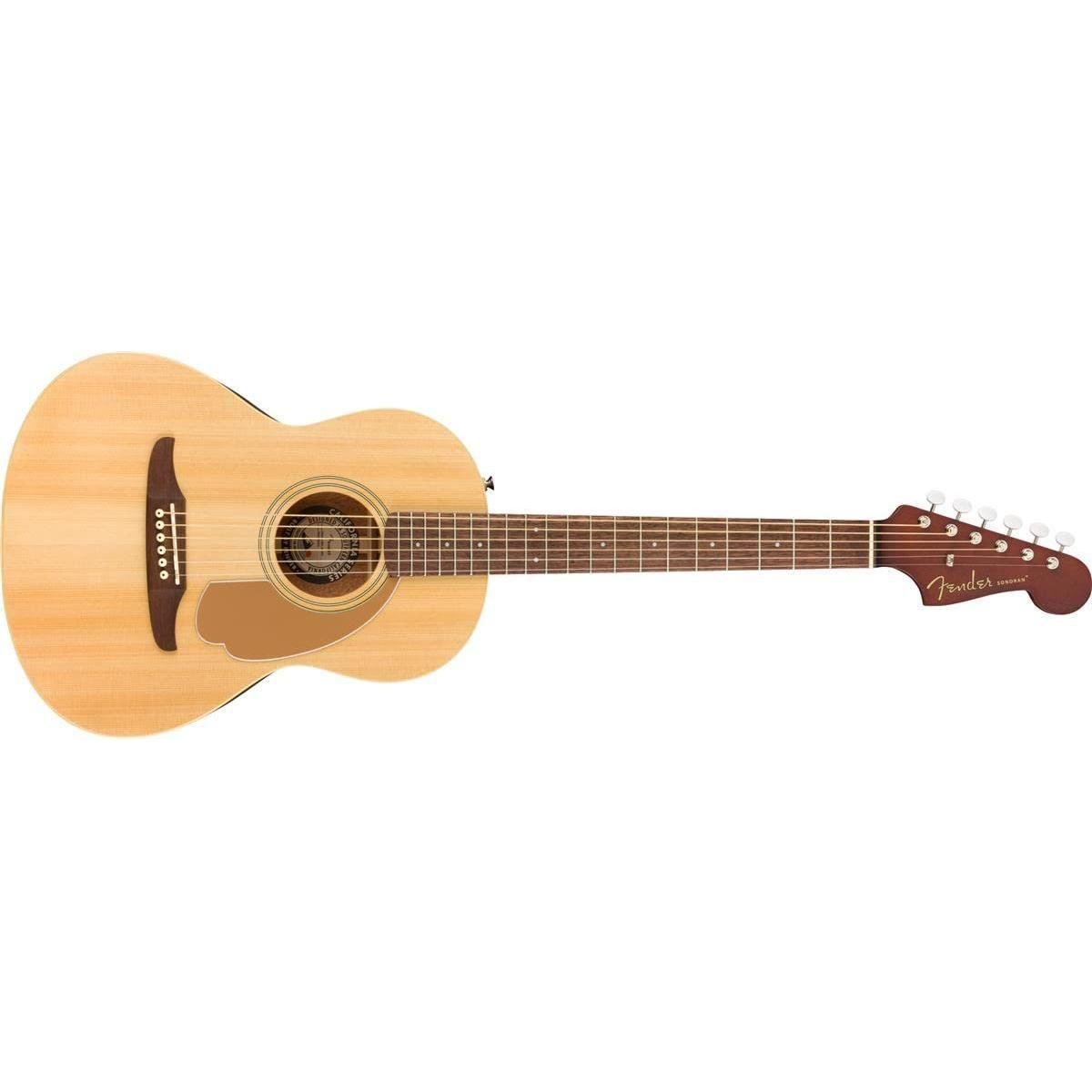 Fender Sonoran Mini Acoustic Guitar, Natural, Rosewood Fingerboard, with Gig Bag