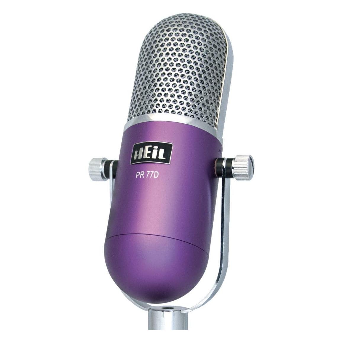 Heil PR77DP Deco Series Dynamic Mic with PR40 Element (Purple Body)