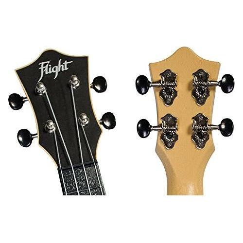 Flight, 4-String Travel Series Soprano Ukulele, Yellow (TUS-35YW)