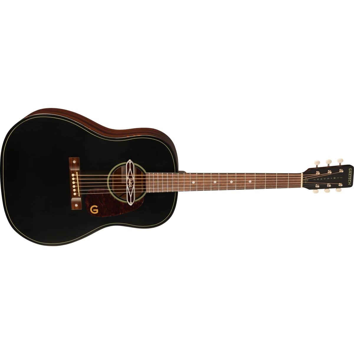 Gretsch Jim Dandy Deltoluxe Dreadnought Acoustic-electric Guitar - Black