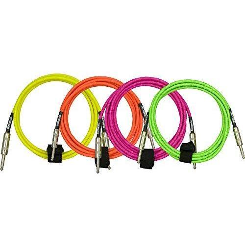 DiMarzio Neon Overbraid Instrument Cable Pink 10 ft.