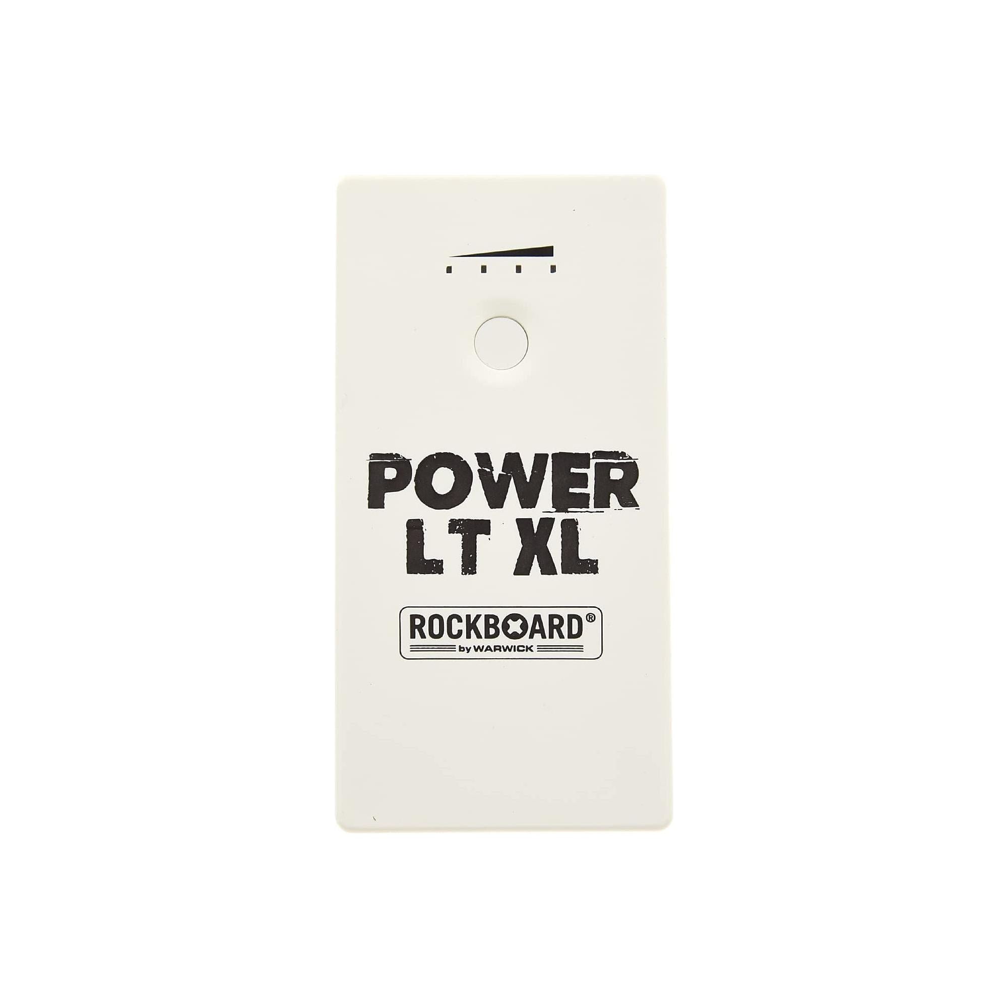 Rockboard Power RBO LT XL Rechargeable Power Supply for Guitar Effects (Satin White)