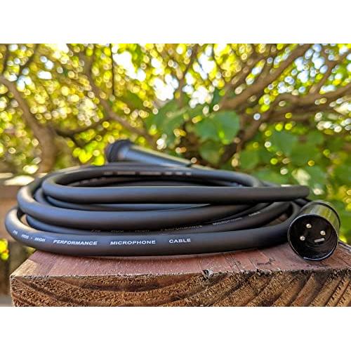 Pig Hog PHM3 8mm Tour Grade Mic Cable, XLR 3ft - 2-pack, Speaker