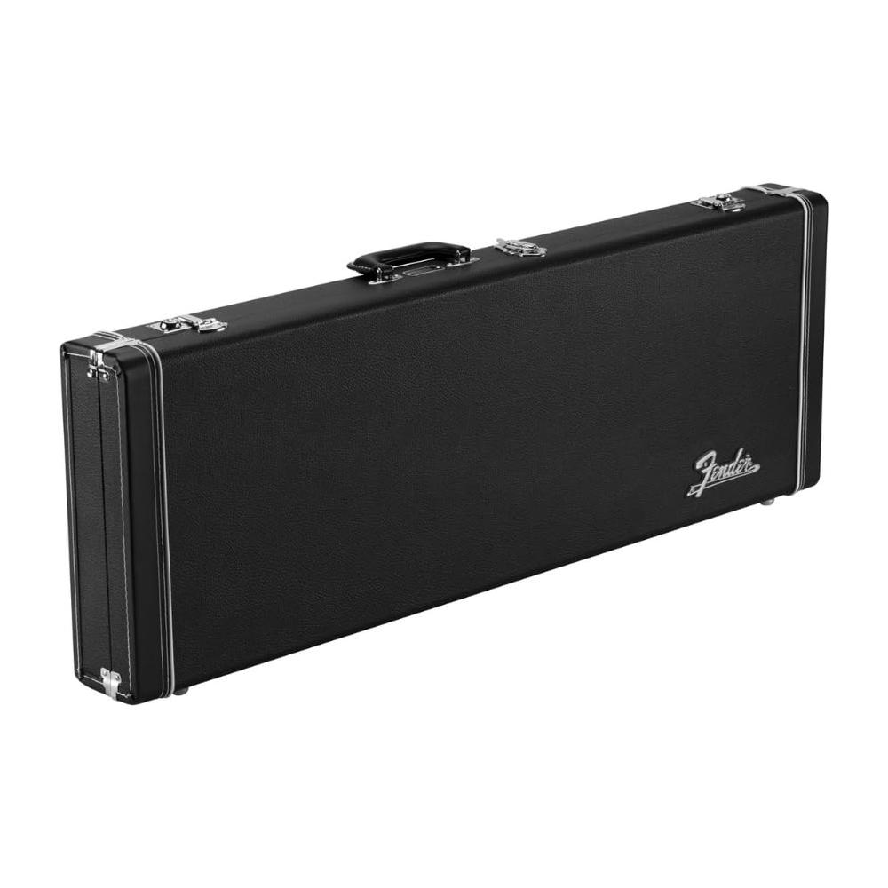 Liquid Audio Fender Classic Series Cases - Precision Bass®/Jazz Bass®, Black Bundle w/ 12x Fender Picks Polishing Cloth