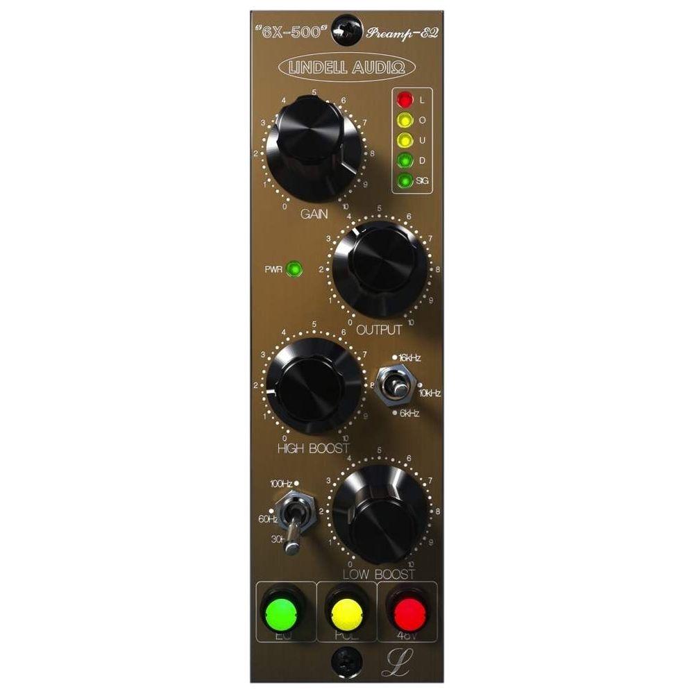 Lindell Audio 6X-500 500-Series Microphone Preamp and EQ