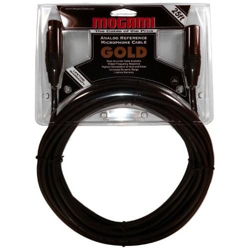 Mogami GOLD STUDIO XLR Microphone Cable, XLR-Female to XLR-Male, 3-Pin, Gold Contacts, Straight Connectors