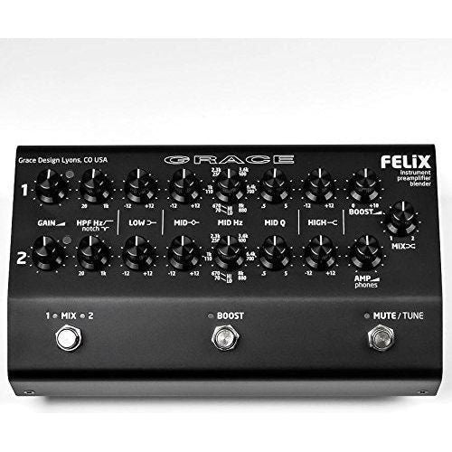 Grace Design Felix 2-Channel Instrument Preamp and Blender (Black)