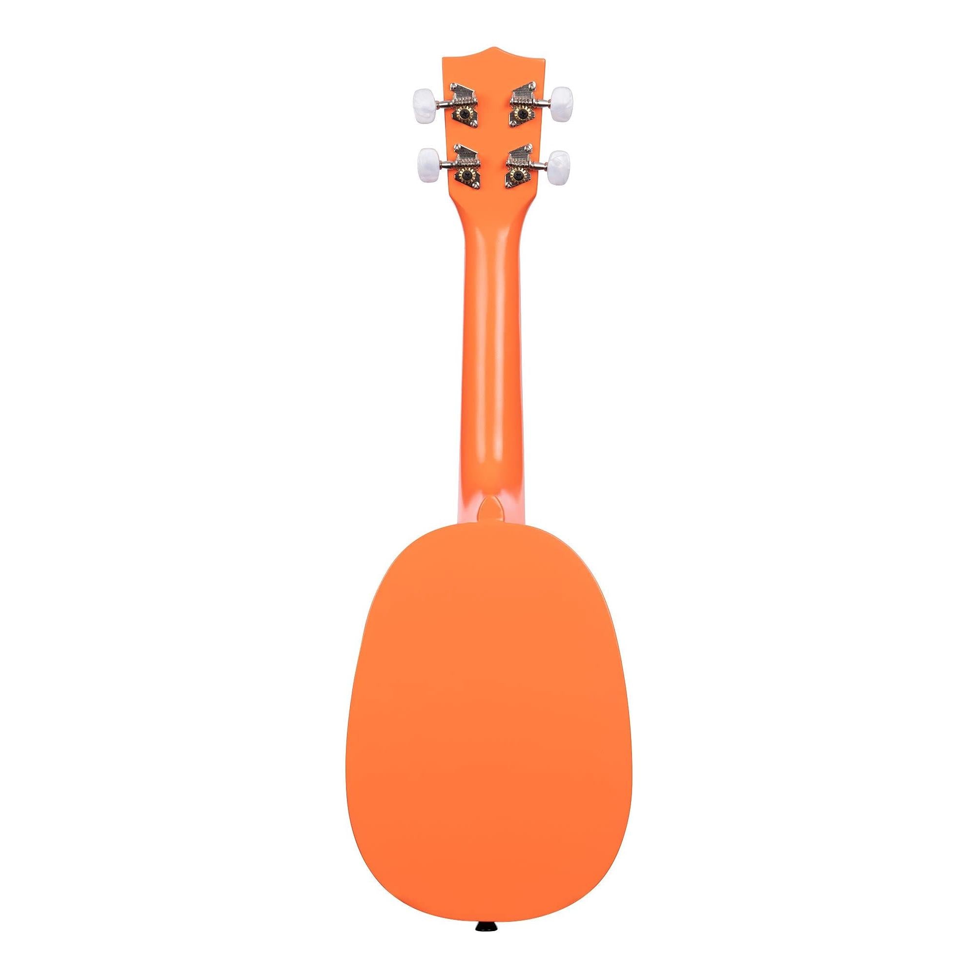 Kala, 4-String Ukulele, Orange, Soprano (KA-NV-ORNG)