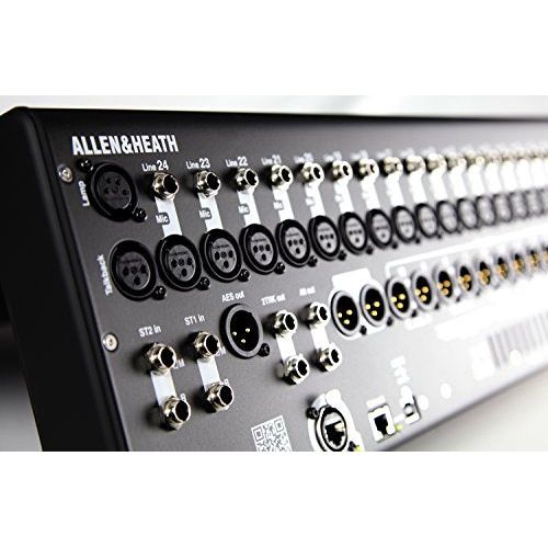 Allen & Heath QU-24C 30 In/24 Out Compact Digital Mixer, Chrome Edition